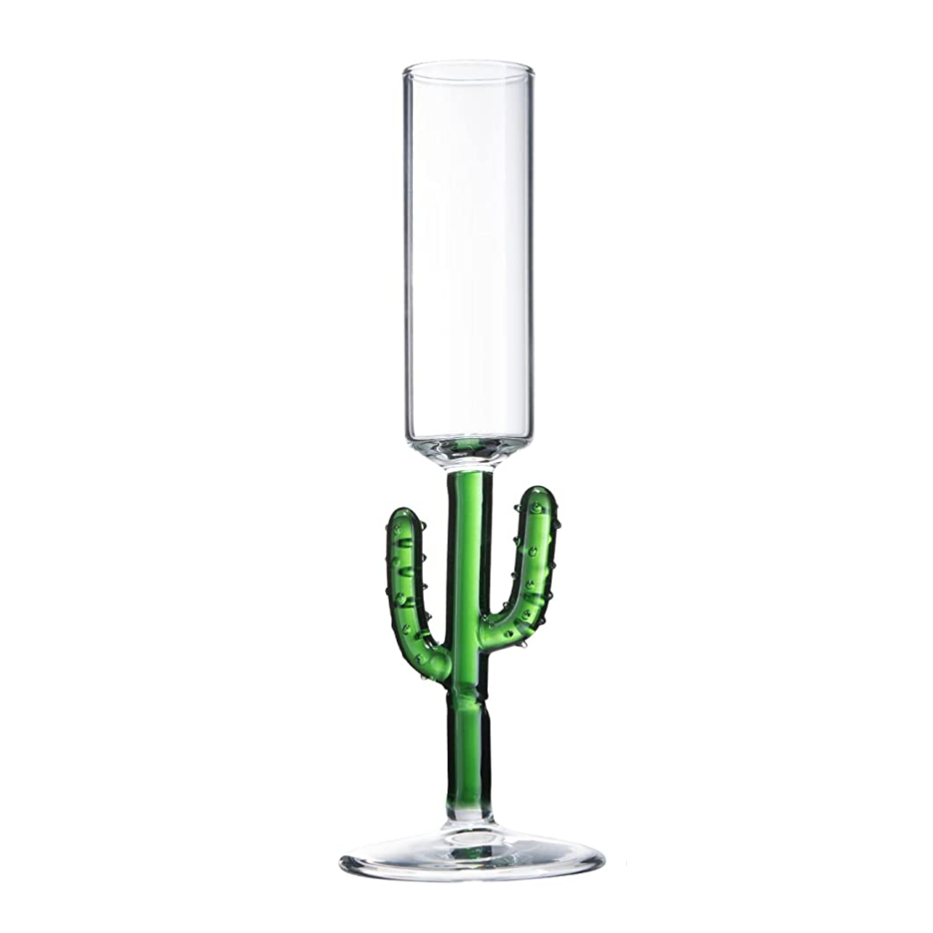 Cactus Champagne Glass