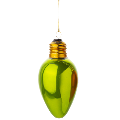 Classic Holiday Bulb Ornament - Green