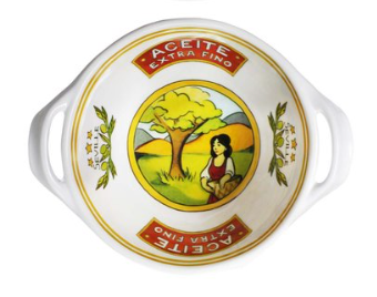 Vintage Olive Mini Handled Bowl