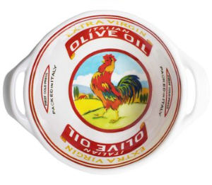 Vintage Olive Mini Handled Bowl