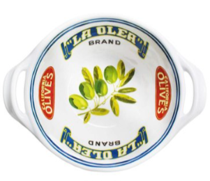 Vintage Olive Mini Handled Bowl