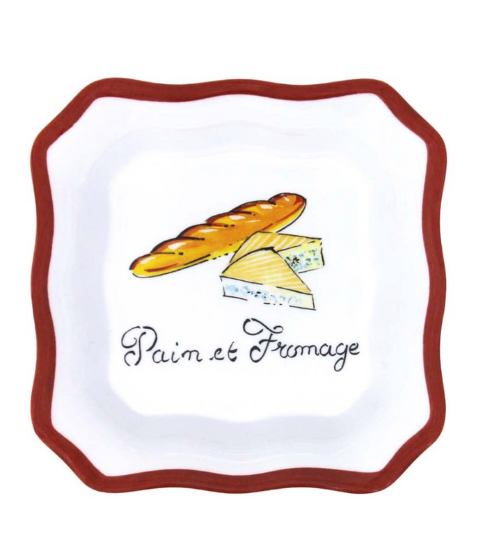 Vintage Wine & Cheese Condiment Bowl