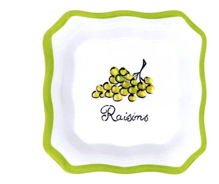 Vintage Wine & Cheese Condiment Bowl