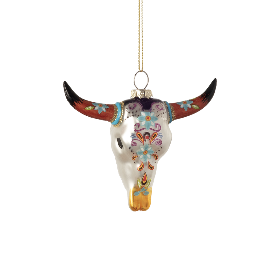 Steer Head Ornament - Brown