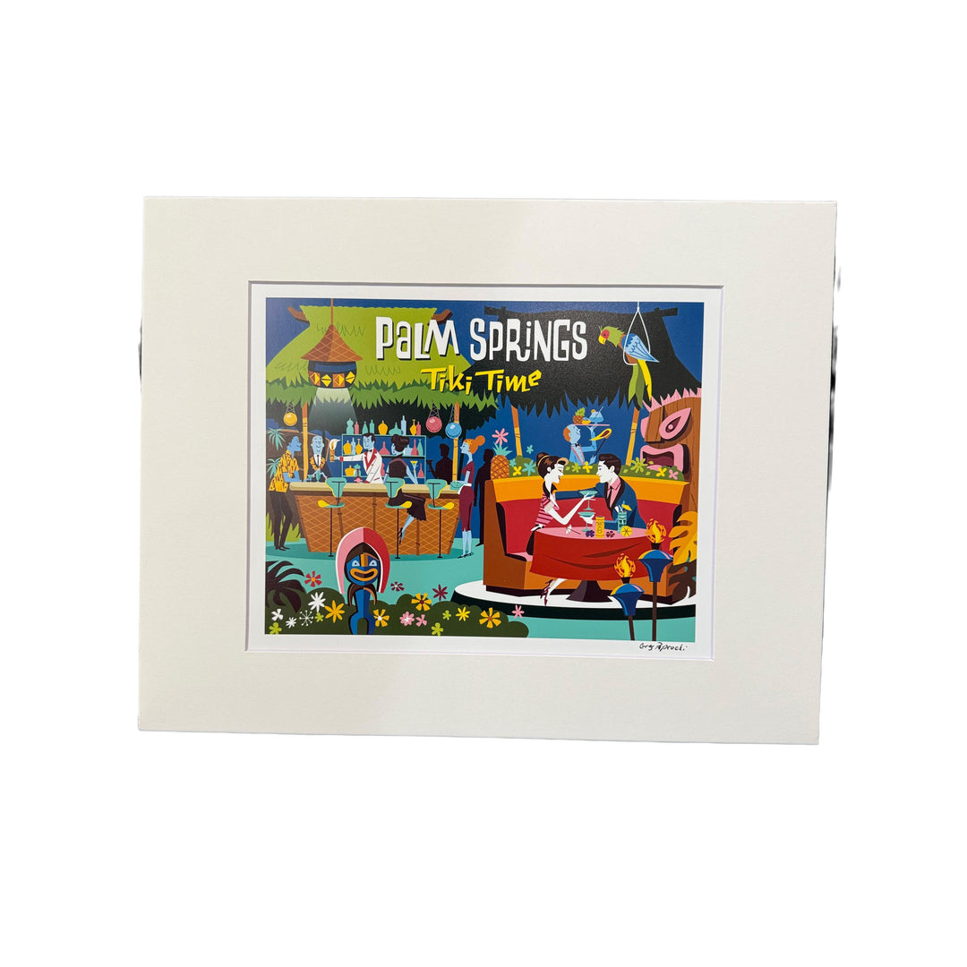 Print: Tiki Time Landscape 8" x 10" (Unframed)
