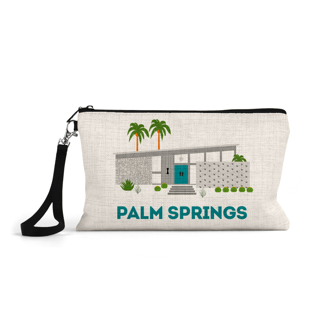 Blue Door Modern House Palm Springs Zipper Pouch