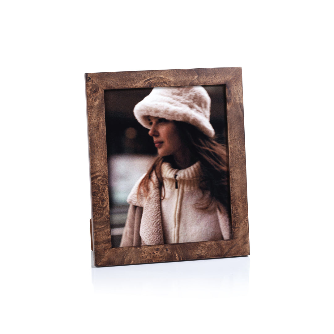Rosso Burl Wood Photo Frame - 8x10