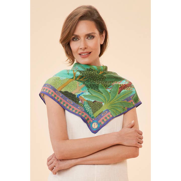 Secret Paradise Silk Scarf
