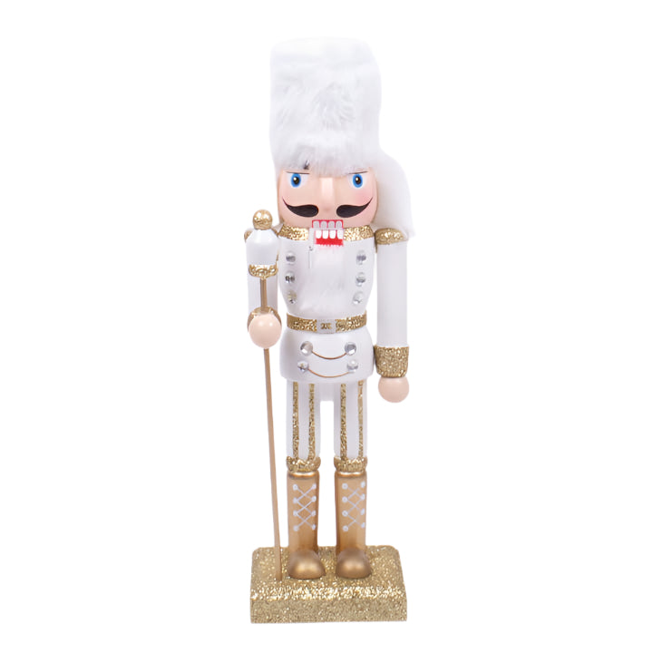 10" Nutcracker - White