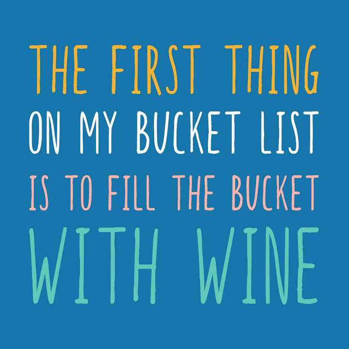 My Bucket List Cocktail Napkins