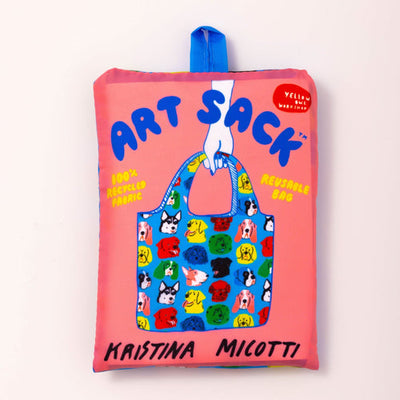 Kristina Micotti Dogs Art Sack Bag