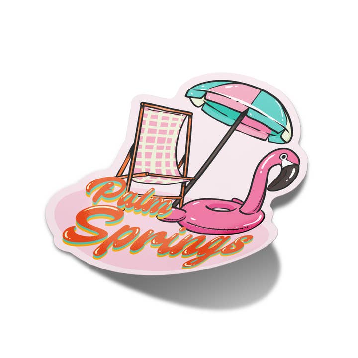 Sticker: Palm Springs Beachside