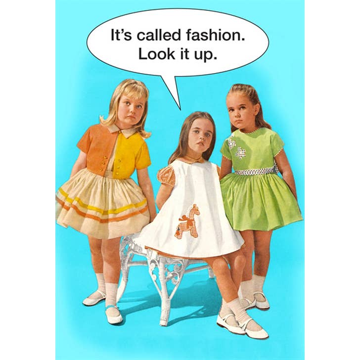 Fashion Greeting Card