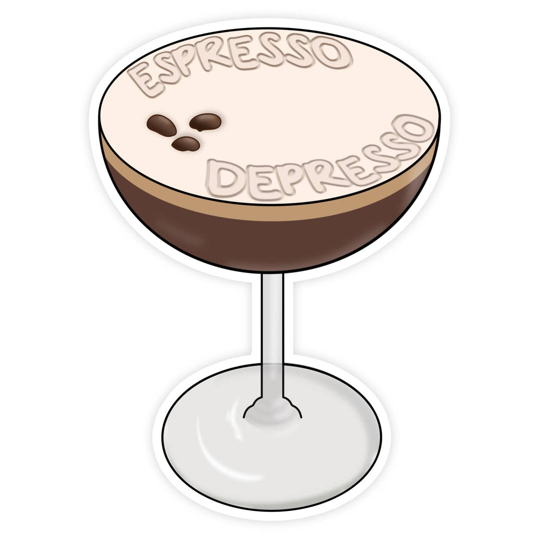 Espresso Depresso Sticker