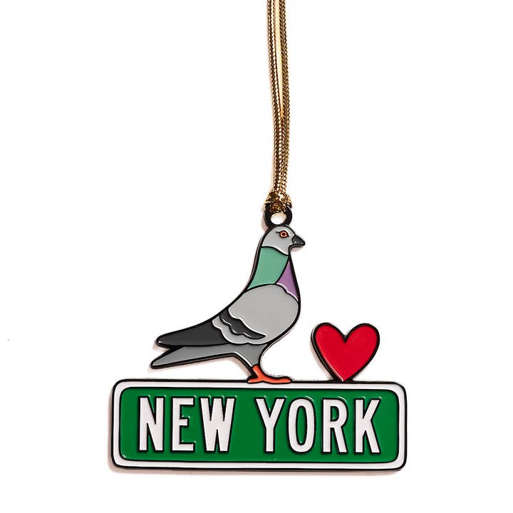 Ornament: New York Pigeon