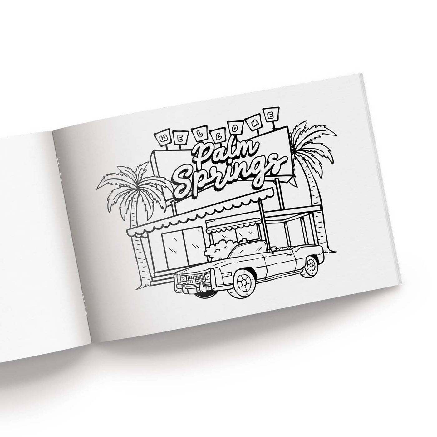 Palm Springs Coloring Book
