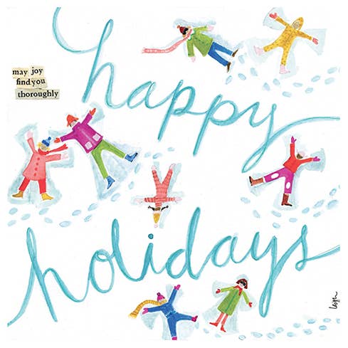 Snow Angels Holiday Card