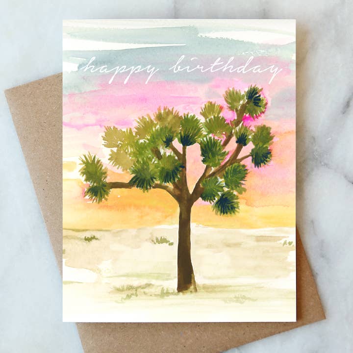 Joshua Tree Birthday Card