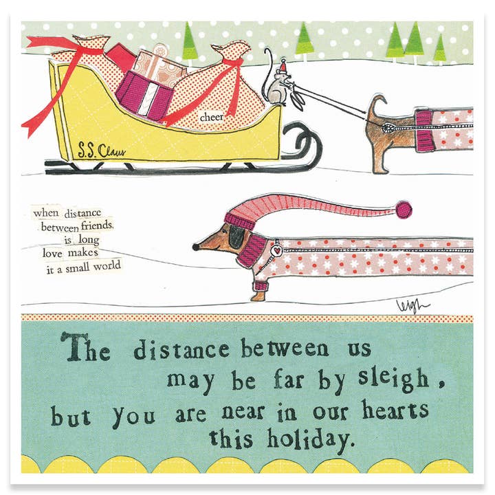 Tucker's Sleigh Ride Holiday Card