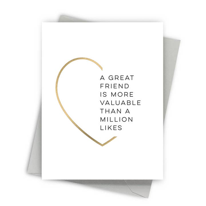 Friendly Likes Greeting Card