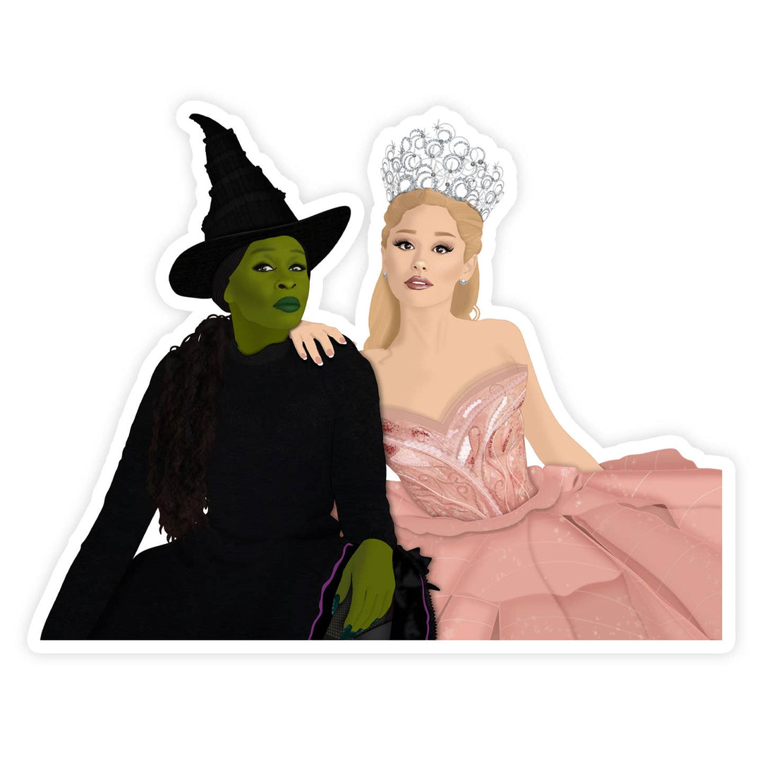 Elphaba And Glenda Sticker