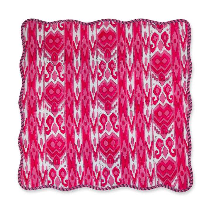 Poppy Linen Cocktail Napkins - Set Of 4