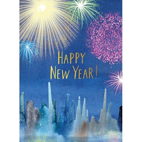Fireworks Holiday Card
