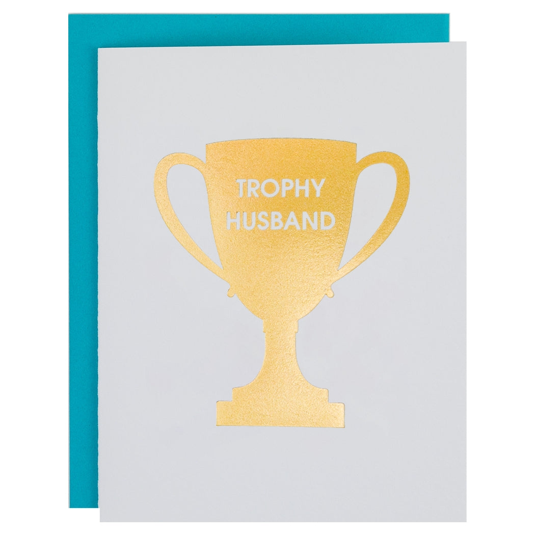 Trophy Husband Greeting Card