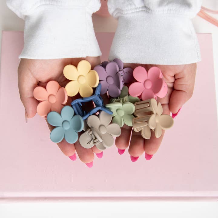 Flower Claw Hair Clips Assorted
