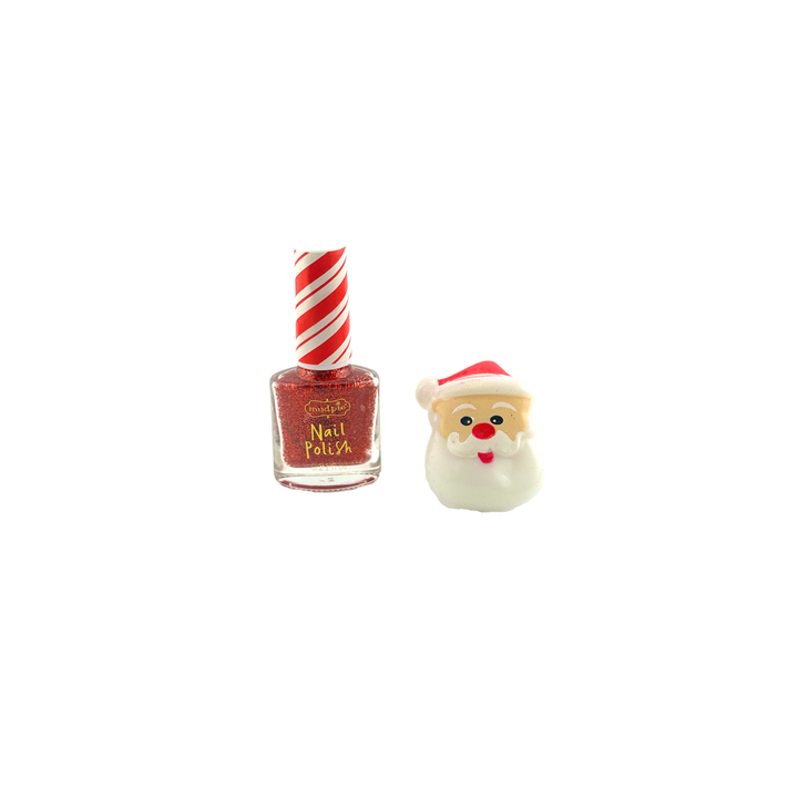 Christmas Nail Polish & Ring Set - Red Santa