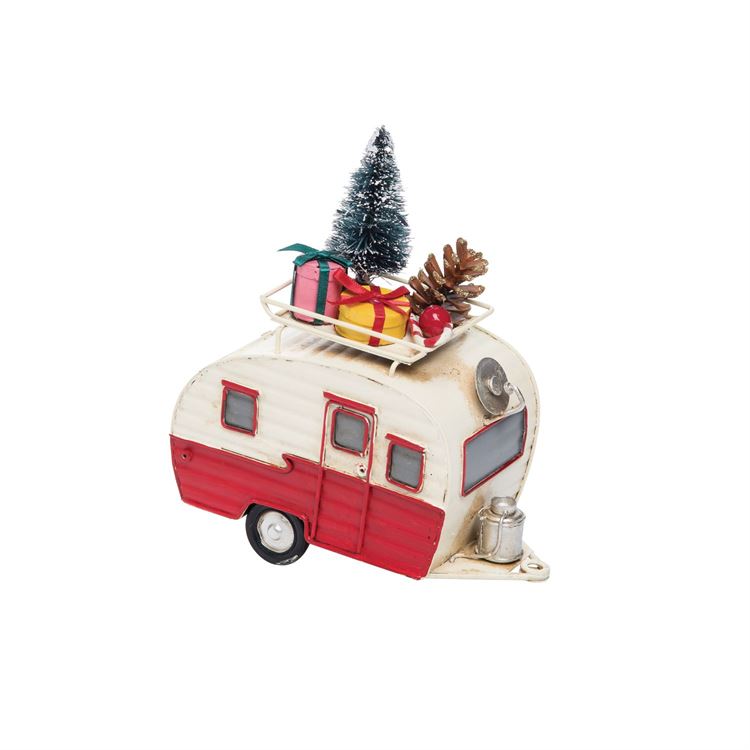 Christmas Camper Figurine