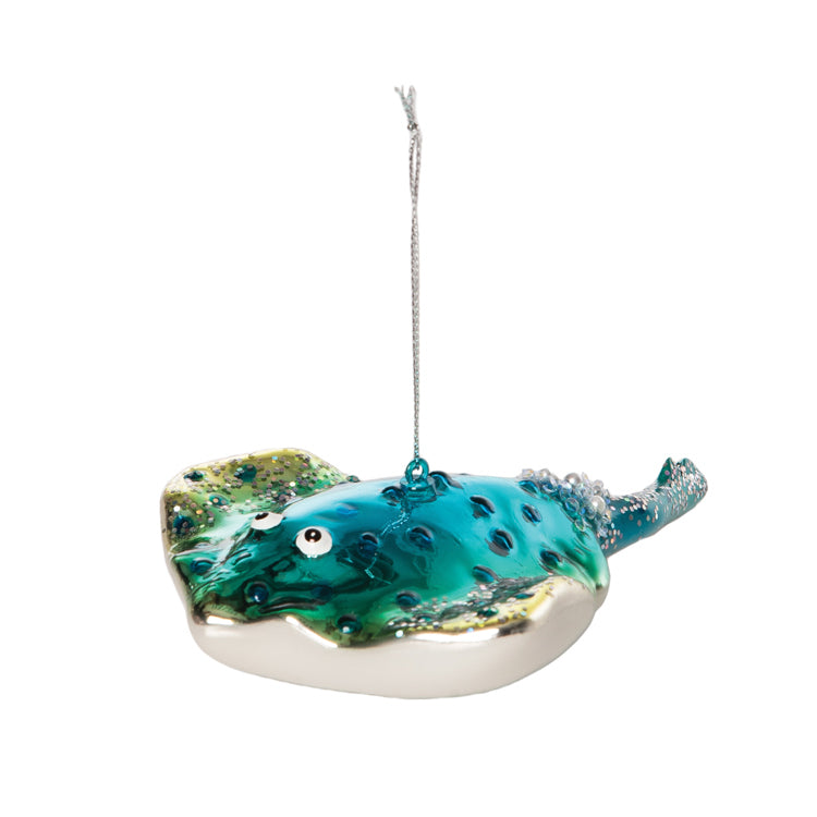Blown Glass Sting Ray Ornament