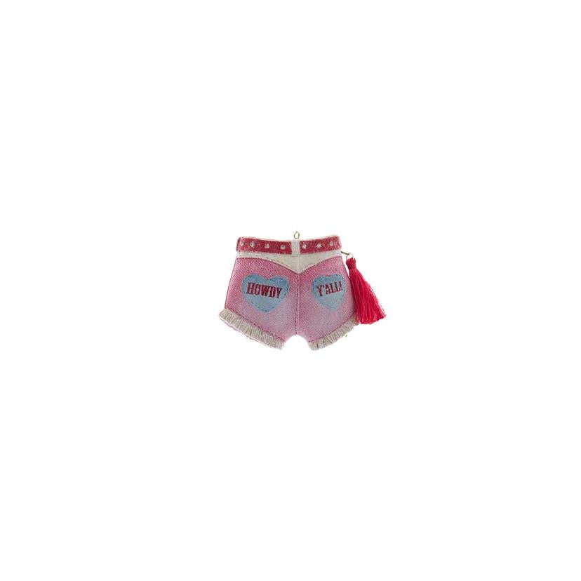 Cowboy Shorts Ornament - Pink
