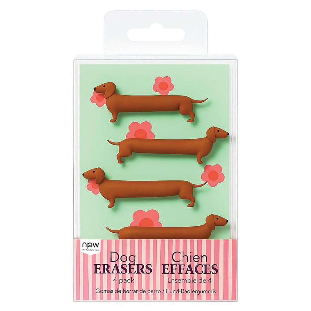 Dog Erasers - 4 Pack