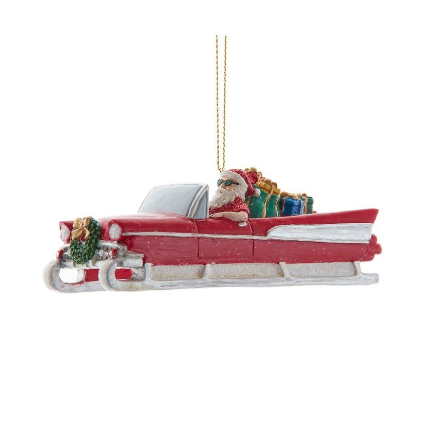 Old Guys Rule Santa Sleigh Ornament