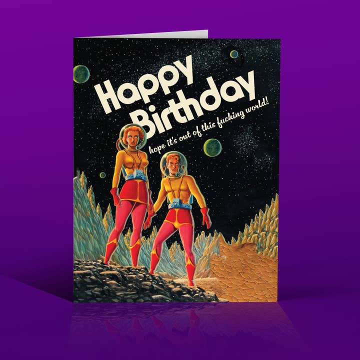 Galaxy Birthday Card