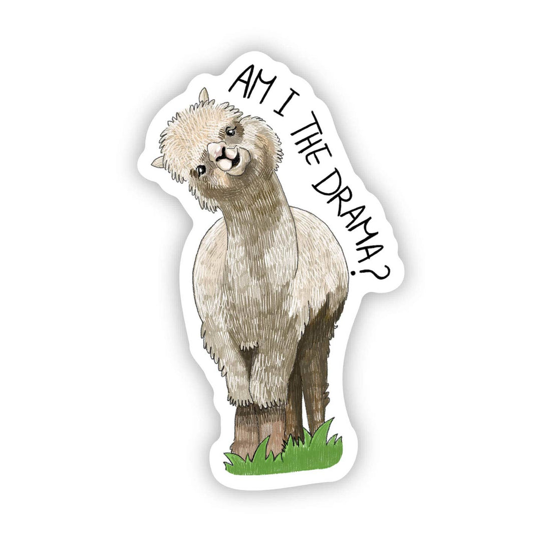 Am I The Drama Llama Sticker