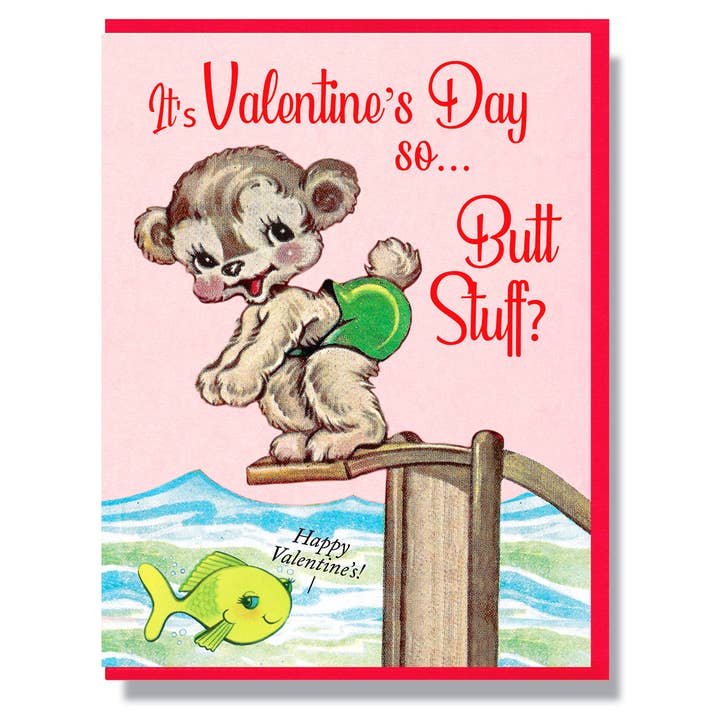 So...Butt Stuff? Valentine's Day Greeting Card