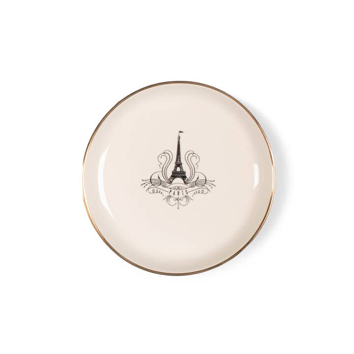 Noir Round Trinket Dish