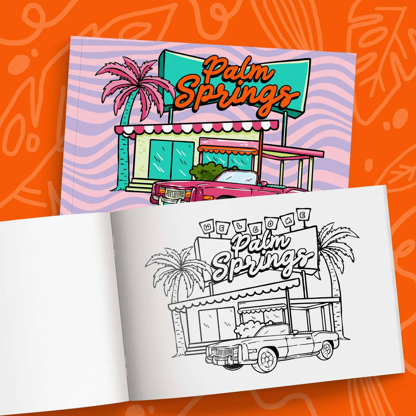 Palm Springs Coloring Book