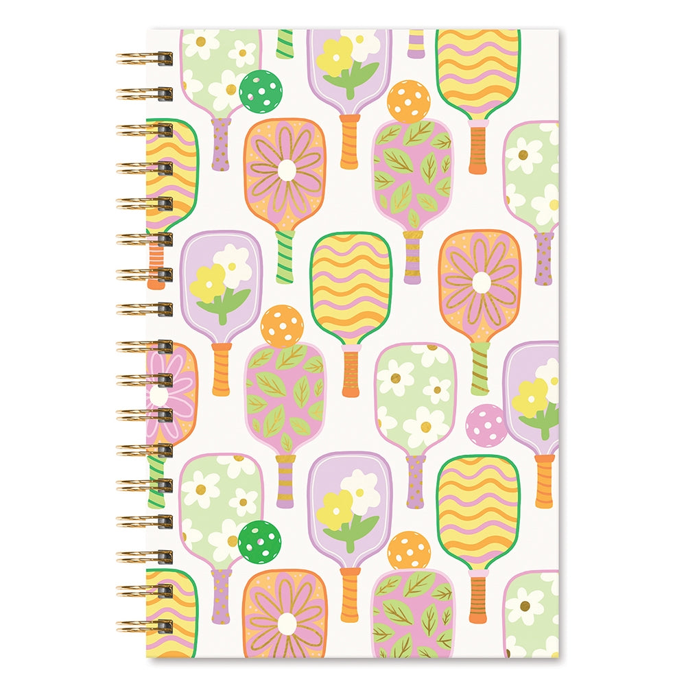 Pickleball Rally Spiral Notebook