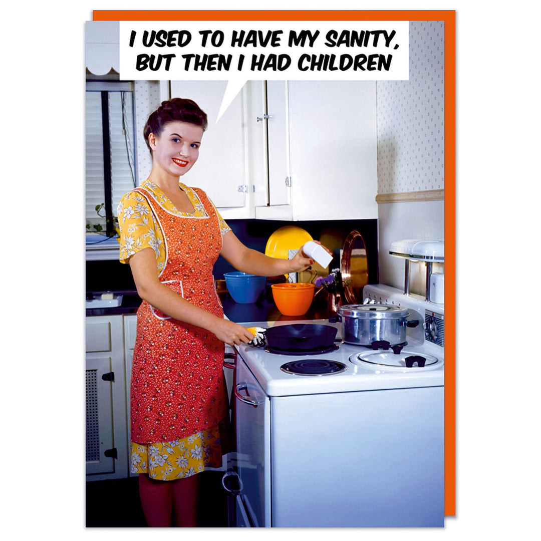 I Used To Have My Sanity Greeting Greeting Card