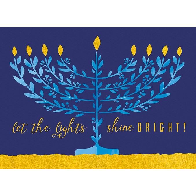 Shine Bright Hanukkah Holiday Card