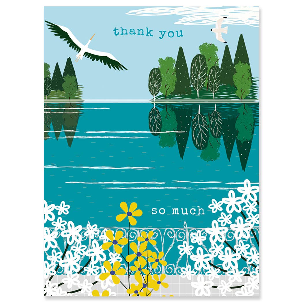Riverwalk Thank You Greeting Card