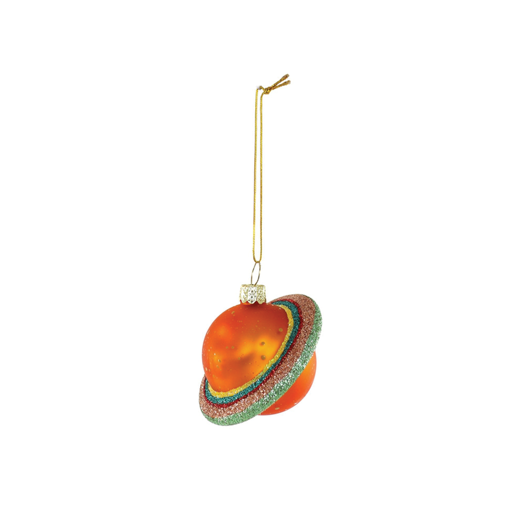 Saturn Ornament - Green Ring