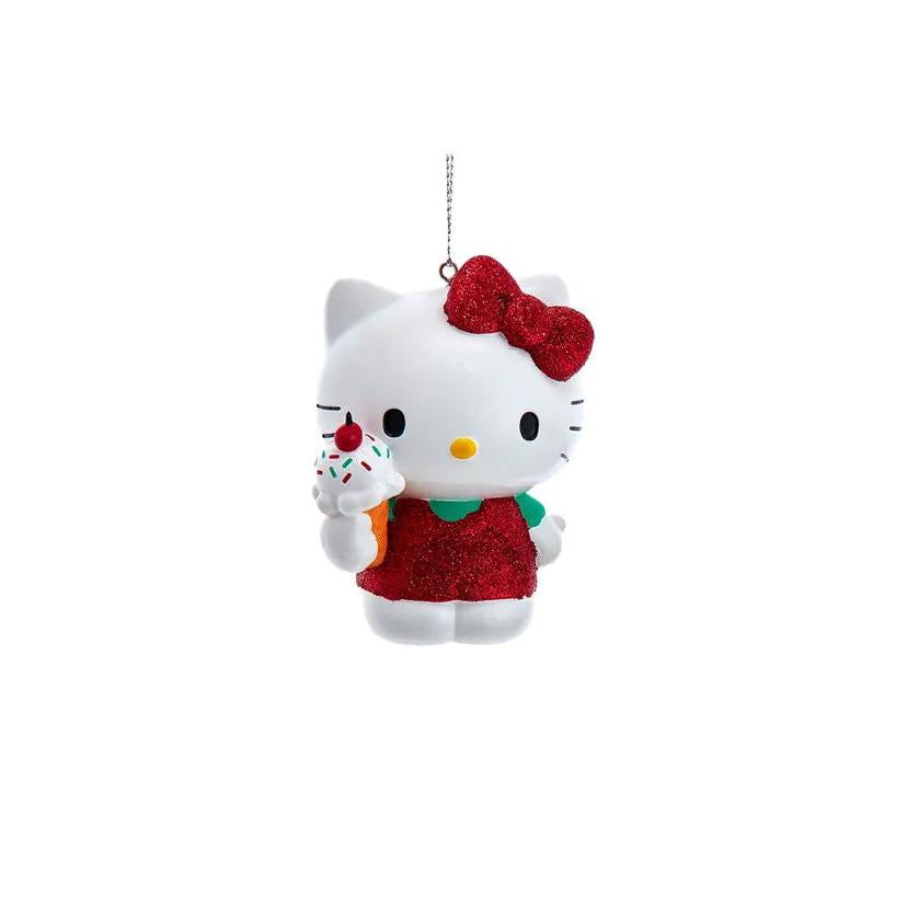 Hello Kitty Ornament - Ice Cream