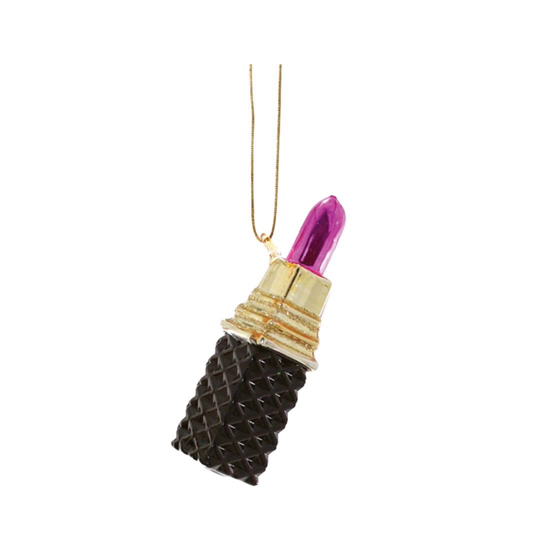 Lipstick Ornament - Hot Pink