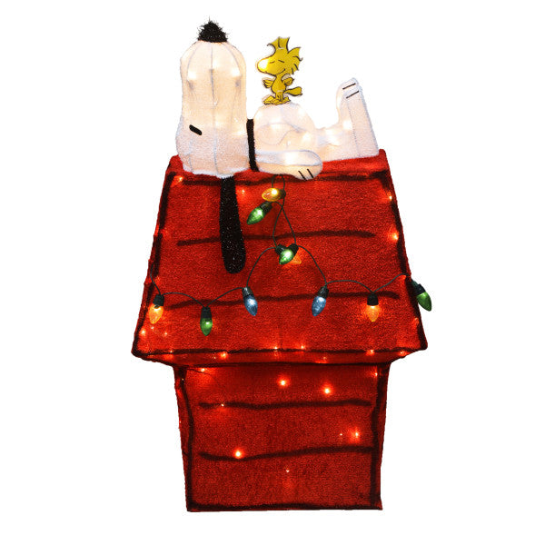Peanuts© Snoopy Doghouse With Lights