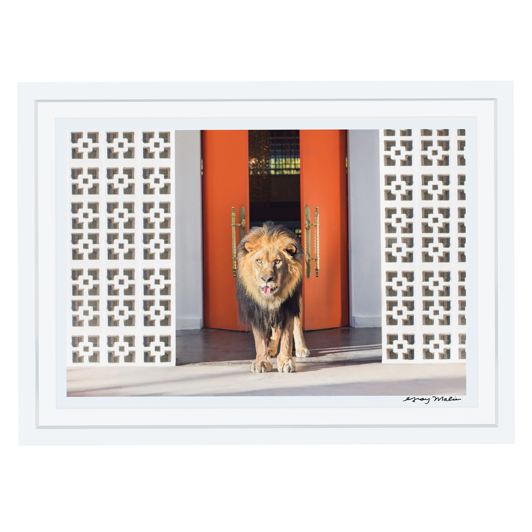 LIMITED EDITION - Welcome Back to The Parker II Signed Large 24" x 36"- Framed (White)