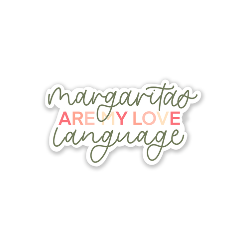 Margarita Love Language Sticker